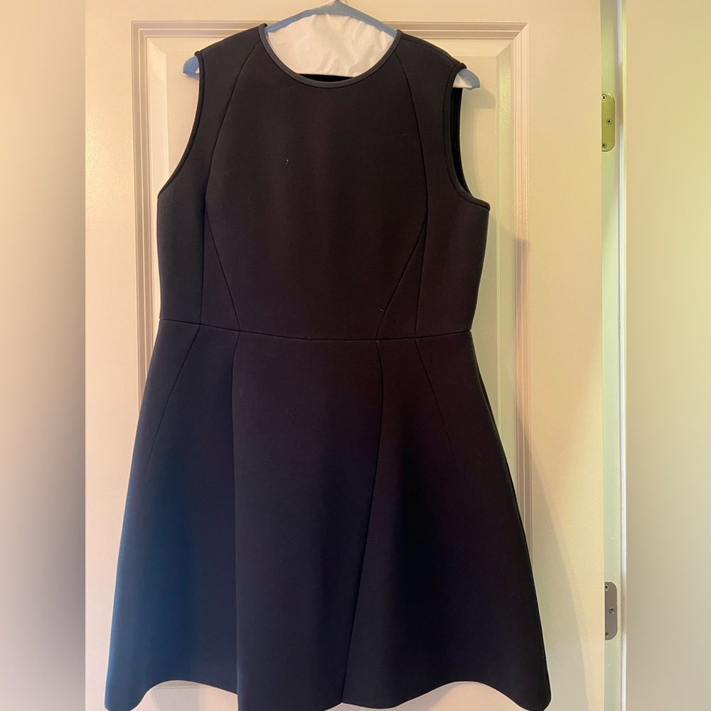 Thick Fabric - little black cocktail dress